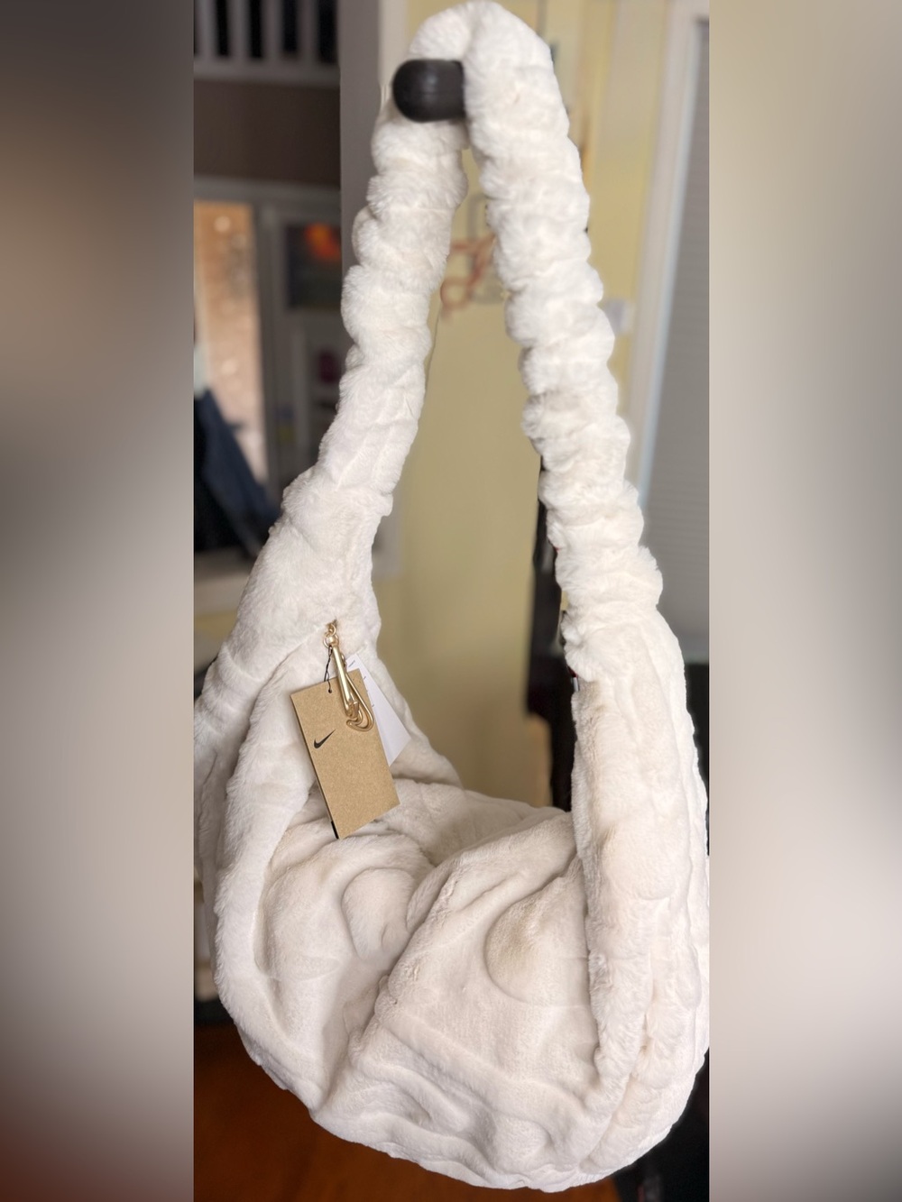 Gorgeous Nike Faux Fur Slouchy Bag (19L)!!!